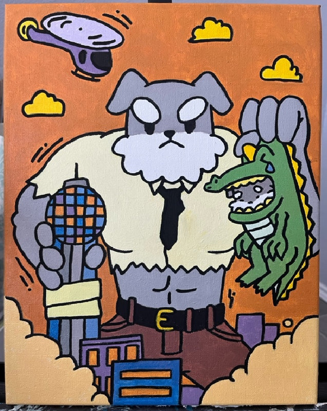 Custom Acrylic Pet Portrait